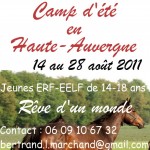 Camp d'été en Haute Auvergne