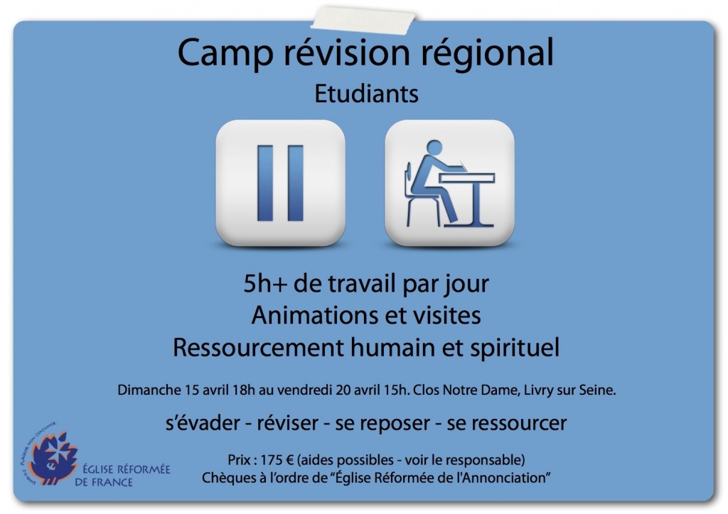 Affiche révisions